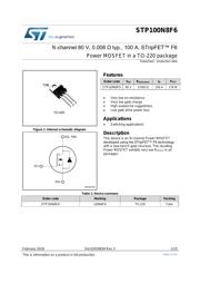 STP100N8F6 datasheet.datasheet_page 1