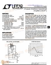 LTC1052 datasheet.datasheet_page 1