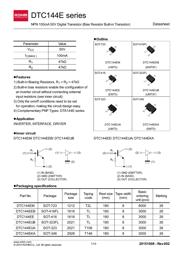 DTC144EETL Datenblatt PDF