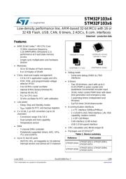 STM32F103C6T6 Datenblatt PDF