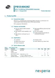 PBSS4041NZ,115 数据规格书 1
