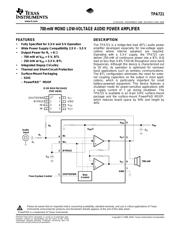 TPA721 datasheet.datasheet_page 1