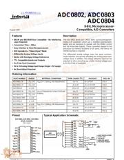 ADC0802LCD 数据规格书 1
