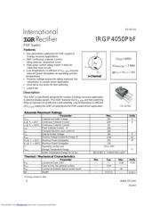 IRGP4050PBF datasheet.datasheet_page 1