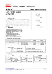 MC34119 数据规格书 1