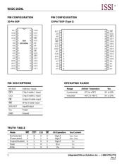IS62C1024L-70TI datasheet.datasheet_page 2