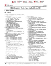 CC1350 数据规格书 1
