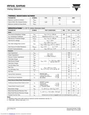 IRF640 数据规格书 2