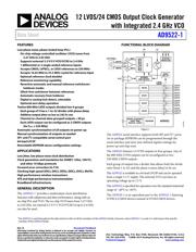 AD9522-1BCPZ datasheet.datasheet_page 1