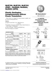 MJE800 数据手册