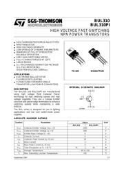 BUL310PI datasheet.datasheet_page 1