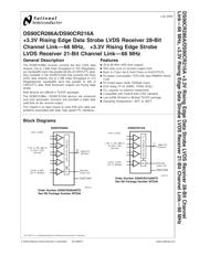 DS90CR285-86ATQEVM 数据规格书 1