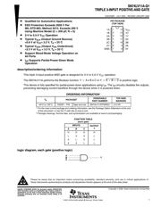 SN74LV11ATPWRG4Q1 数据规格书 1