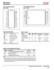 IS62C256AL-45T datasheet.datasheet_page 2