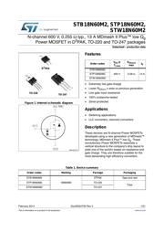 STB18N60M2 datasheet.datasheet_page 1