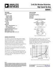 AD8045 Datenblatt PDF