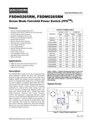 FSDH0265RN datasheet.datasheet_page 1