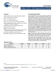 CY7C1347G-133BGXC datasheet.datasheet_page 1