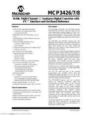 MCP3426A0-E/SN Datenblatt PDF