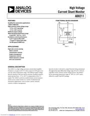 AD8211 Datenblatt PDF