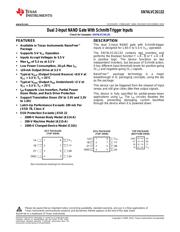 SN74LVC2G132YZP datasheet.datasheet_page 1