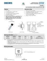 ZTX751 Datenblatt PDF