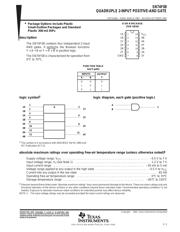 SN74F08DRE4 datasheet.datasheet_page 1