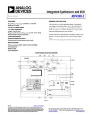 ADF4360-5BCPZRL7 datasheet.datasheet_page 1