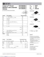 IXTH30N50L2 datasheet.datasheet_page 1