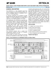 XRT83L34IV 数据规格书 1