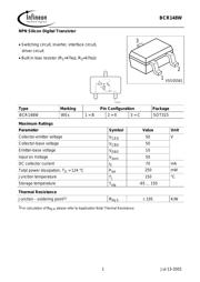 BCR148W datasheet.datasheet_page 1