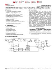 LMX2492QRTWTQ1 Datenblatt PDF