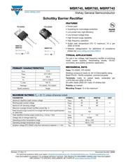 MBRB760-E3/45 数据规格书 1