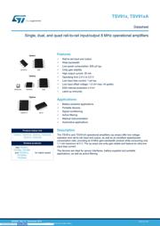 TSV912IDT datasheet.datasheet_page 1