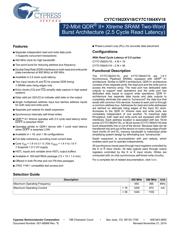 CY7C1562XV18-366BZC datasheet.datasheet_page 1