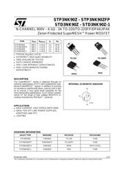 STD3NK90ZT4 datasheet.datasheet_page 1