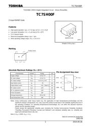 TC7SH00F(TE85L) datasheet.datasheet_page 1