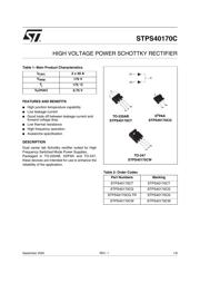 STPS40170CG datasheet.datasheet_page 1