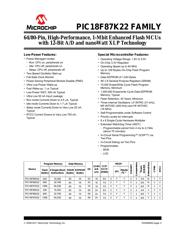 PIC18F86K22T-I/PT 数据规格书 3