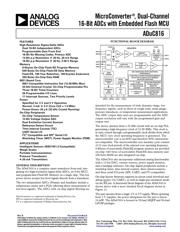 ADUC816BCPZ-REEL 数据规格书 1