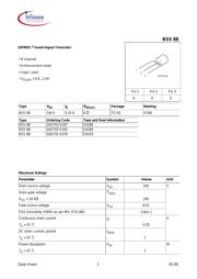 BSS88 数据规格书 1