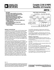 AD872ASE datasheet.datasheet_page 1