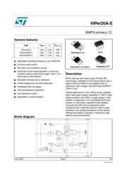 VIPER20ADIP-E Datenblatt PDF