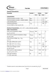 SPW47N60 datasheet.datasheet_page 2