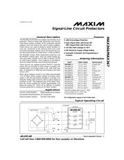 MAX367 数据规格书 1