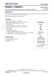 PS2805-1-F3-A 数据规格书 1