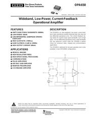 OPA658P datasheet.datasheet_page 1