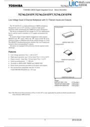 TC74LCX157FT datasheet.datasheet_page 1