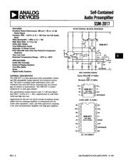 SSM2017Z datasheet.datasheet_page 1