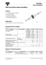 BYV28/200 数据规格书 1